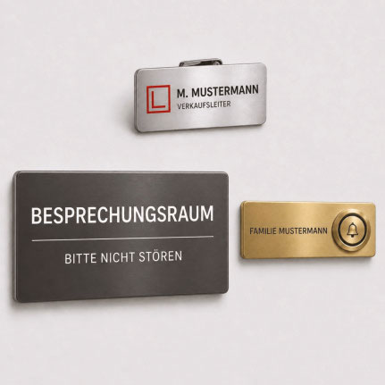 Namensschilder
